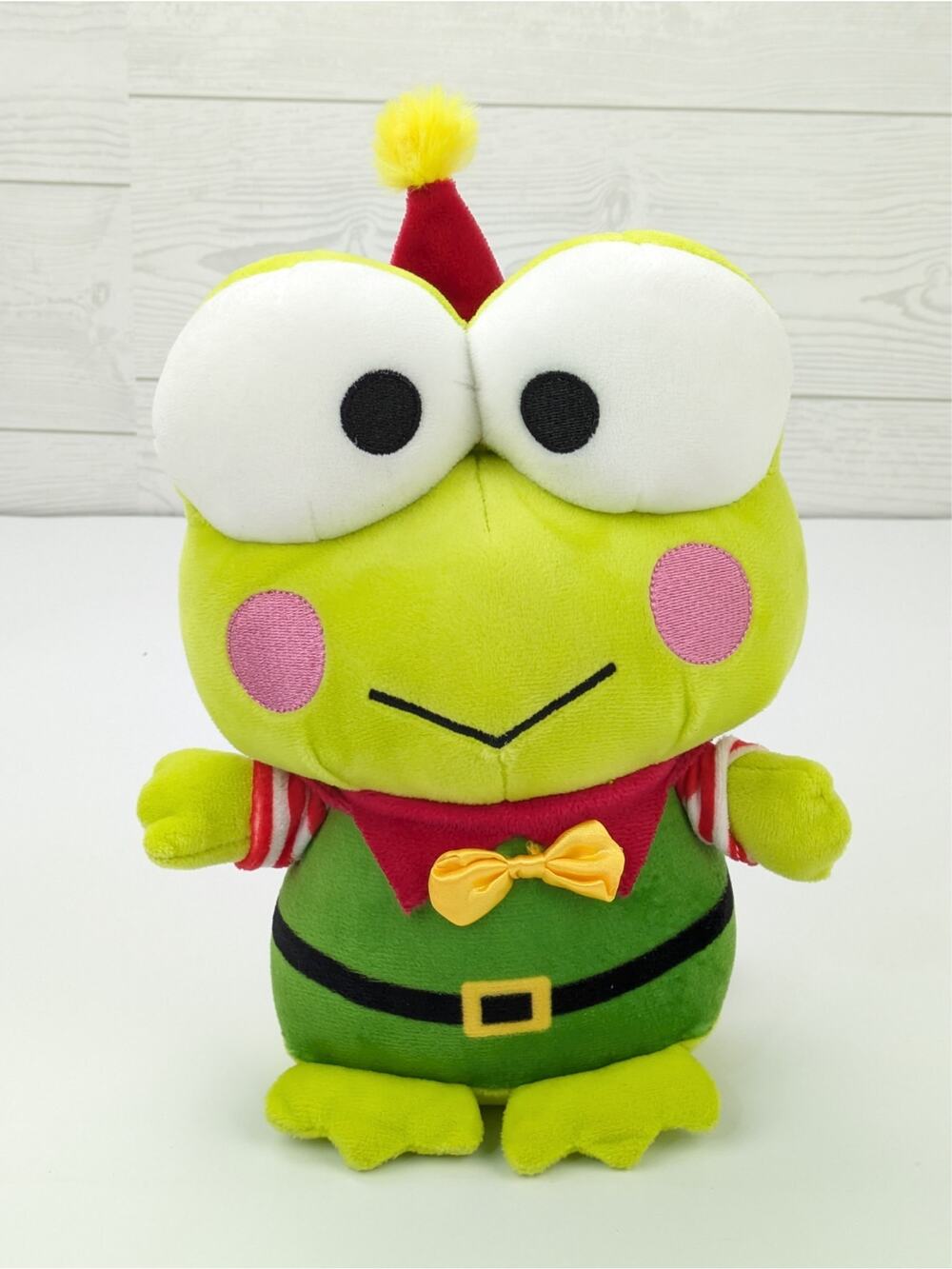 Sanrio Holiday Elf Keroppi Plush Frog Hello Kitty & Friends 9" Christmas